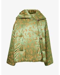 Dries Van Noten - Vacali Floral-Print Puffer Jacket - Lyst