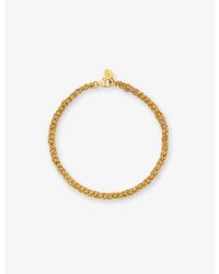 La Maison Du Couturier - Assya Panama 18Ct-Plated Sterling- And Silk Friendship Bracelet - Lyst