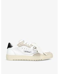 Off-White c/o Virgil Abloh - 5.0 Leather And Textile Low-top Trainers - Lyst