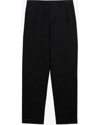Ted Baker - Felixt Straight-leg Slim-fit Stretch-cotton Trousers - Lyst