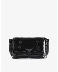 Zadig & Voltaire - Rocky Ii Patent-Leather Shoulder Bag - Lyst