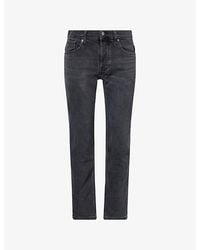 Nudie Jeans - Solid Ollie Straight-Leg Stretch-Denim Jeans - Lyst