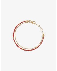 Astley Clarke - Fine Biography 18Ct And Carnelian Bracelet - Lyst