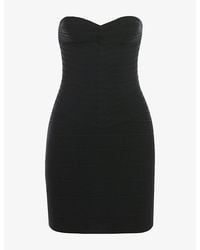 House Of Cb - The Sweetheart Strapless Stretch-Woven Mini Dress - Lyst