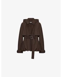 Loewe - Belted Silk And Cotton Jacket - Lyst