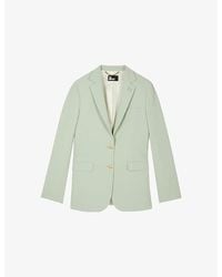The Kooples - Straight Single-Breasted Woven Suit Jacket - Lyst