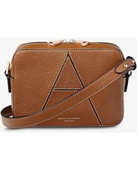 Aspinal of London - Camera 'a' Leather Cross-body Bag - Lyst