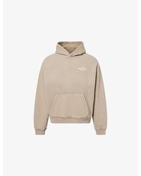 The Couture Club - Spray-Wash Logo-Print Cotton Hoody - Lyst