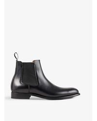 Sandro - Chelsea Leather Ankle Boots - Lyst
