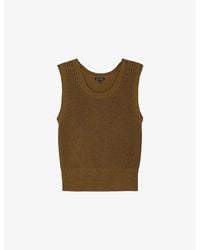 Soeur - Danny Scoop-Neck Sleeveless Cotton Jumper - Lyst