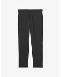 Reiss - Promise Slim-Fit Wool-Blend Trousers - Lyst