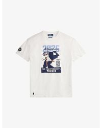 Polo Ralph Lauren - X Wimbledon Graphic-Print Cotton-Jersey T-Shirt - Lyst