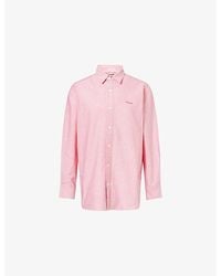 Mother - The Bestie Embroidered Cotton Shirt - Lyst