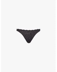 Sloggi - Zero Feel Bliss Lace Thong - Lyst