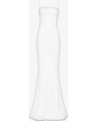 Jacquemus - La Robe Aro Slim-fit Woven-blend Maxi Dress - Lyst