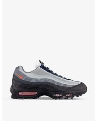 Nike - Air Max 95 Logo-embossed Leather, Mesh And Suede Low-top Trainers - Lyst