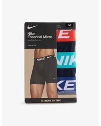 Nike - Essentials Micro Dri-Fit Pack-Of-Three Stretch-Woven Boxer Briefs - Lyst