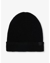 Tom Ford - Branded-patch Wool And Cashmere-blend Beanie Hat - Lyst