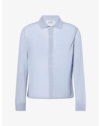 Our Legacy - Long-Sleeve Fine-Knit Merino-Wool Cardigan - Lyst