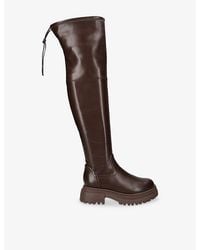 Steve Madden - Road Over-The-Knee Faux Leather Boots - Lyst
