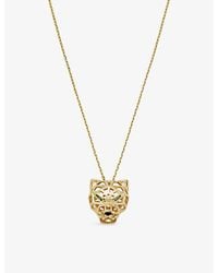 Cartier - Panthère De 18Ct- Garnet And Onyx Necklace - Lyst
