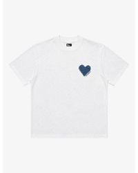 The Kooples - Logo-Embroidered Short-Sleeve Cotton T-Shirt - Lyst