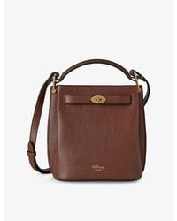 Mulberry - Islington Mini Leather Bucket Bag - Lyst