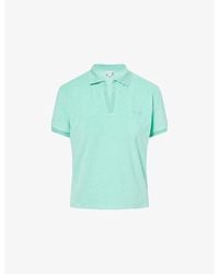 Hunza G - Towelling Short-Sleeves Cotton-Jersey Polo Shirt - Lyst