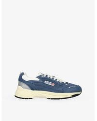 Autry - Hyperway Suede And Mesh Low-Top Trainers - Lyst