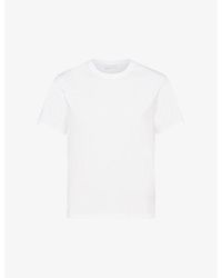 Prada - Logo-Embroidered Slim-Fit Stretch-Cotton T-Shirt Xxl - Lyst