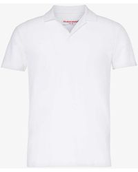 Orlebar Brown - Felix Short-sleeved Cotton-blend Polo Shirt X - Lyst