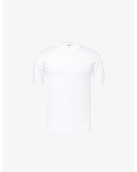 John Smedley - Adrian Sea Island Cotton Polo Shirt - Lyst
