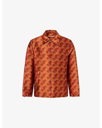 Dries Van Noten - Vorries Floral Cotton-Blend Jacket - Lyst