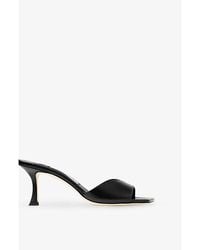 Jimmy Choo - Skye 70 Single-Strap Leather Heeled Mules - Lyst