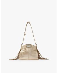 Maje - Mini Leather Miss M Shoulder Bag - Lyst