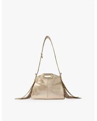 Maje - Mini Leather Miss M Shoulder Bag - Lyst