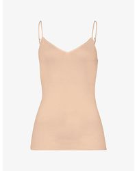 Hanro - Seamless Cotton-jersey Cami Top - Lyst