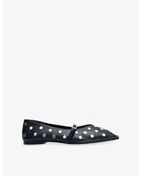 Alohas - Sway Studded Leather Ballet Flats - Lyst