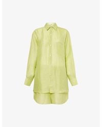 Olivia Von Halle - Kick Silk-Blend Pyjama Set - Lyst