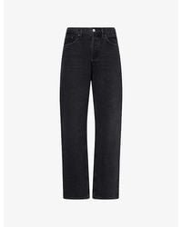 Agolde - Lana Straight-Leg High-Rise Denim Jeans - Lyst