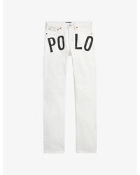 Polo Ralph Lauren - Branded Straight-Leg Denim Jeans - Lyst