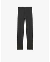 Sandro - Berkeley Slim-Fit Tapered Wool Trousers - Lyst