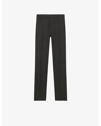 Sandro - Berkeley Slim-Fit Tapered Wool Trousers - Lyst