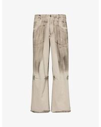 Jaded London - Colossus Faded-wash Low-rise Jeans - Lyst