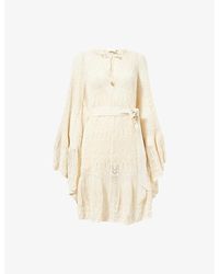 Zimmermann - Coco Pointelle Lace Knitted Dress - Lyst