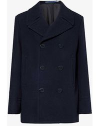 Polo Ralph Lauren - Vy Single-breasted Notched-lapel Wool-blend Coat - Lyst