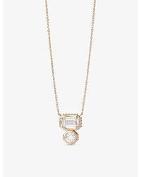 Astley Clarke - Toi Et Moi 14Ct And Lab-Grown Diamond Pendant Necklace - Lyst