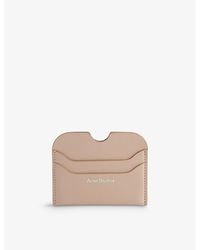 Acne Studios - Branded Leather Card Holder - Lyst