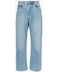 Polo Ralph Lauren - Rigid Den Straight-leg High-rise Recycled-denim Jeans - Lyst