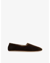 The Row - Ponti Velvet Slippers - Lyst